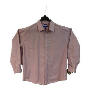 Egara Red and White Check Buttonup Mens Shirt Size‎ 2X